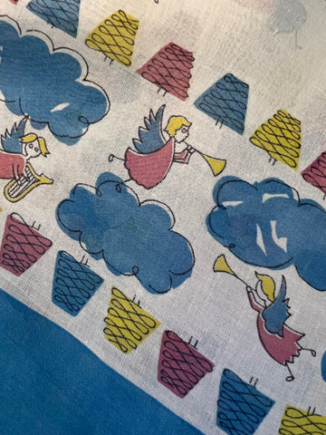 1950s-1960s Angels Novelty Border Print